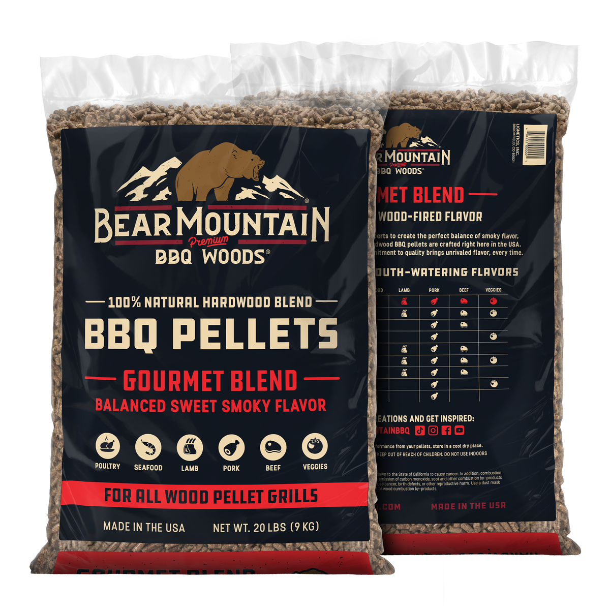 Gourmet Blend BBQ Wood Pellets