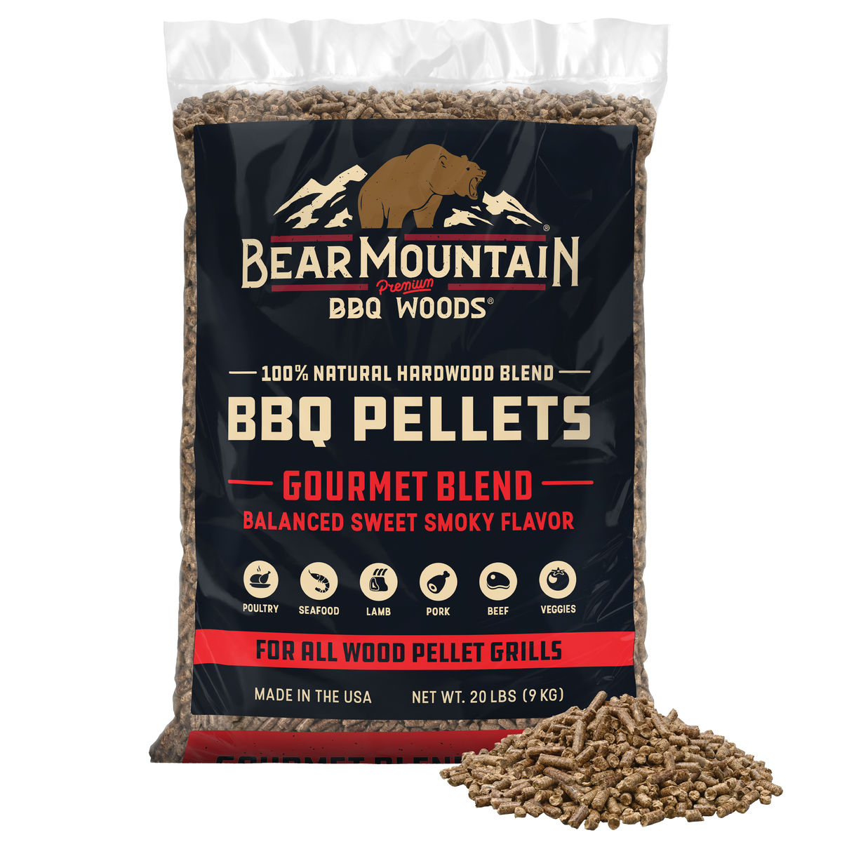 Gourmet Blend BBQ Wood Pellets