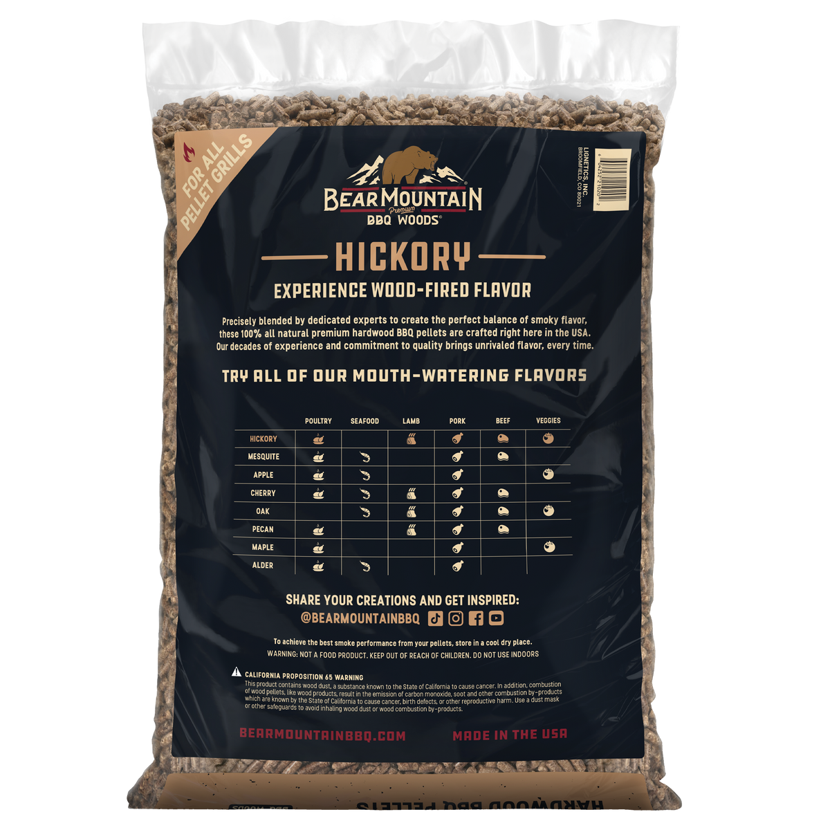 Hickory BBQ Wood Pellets