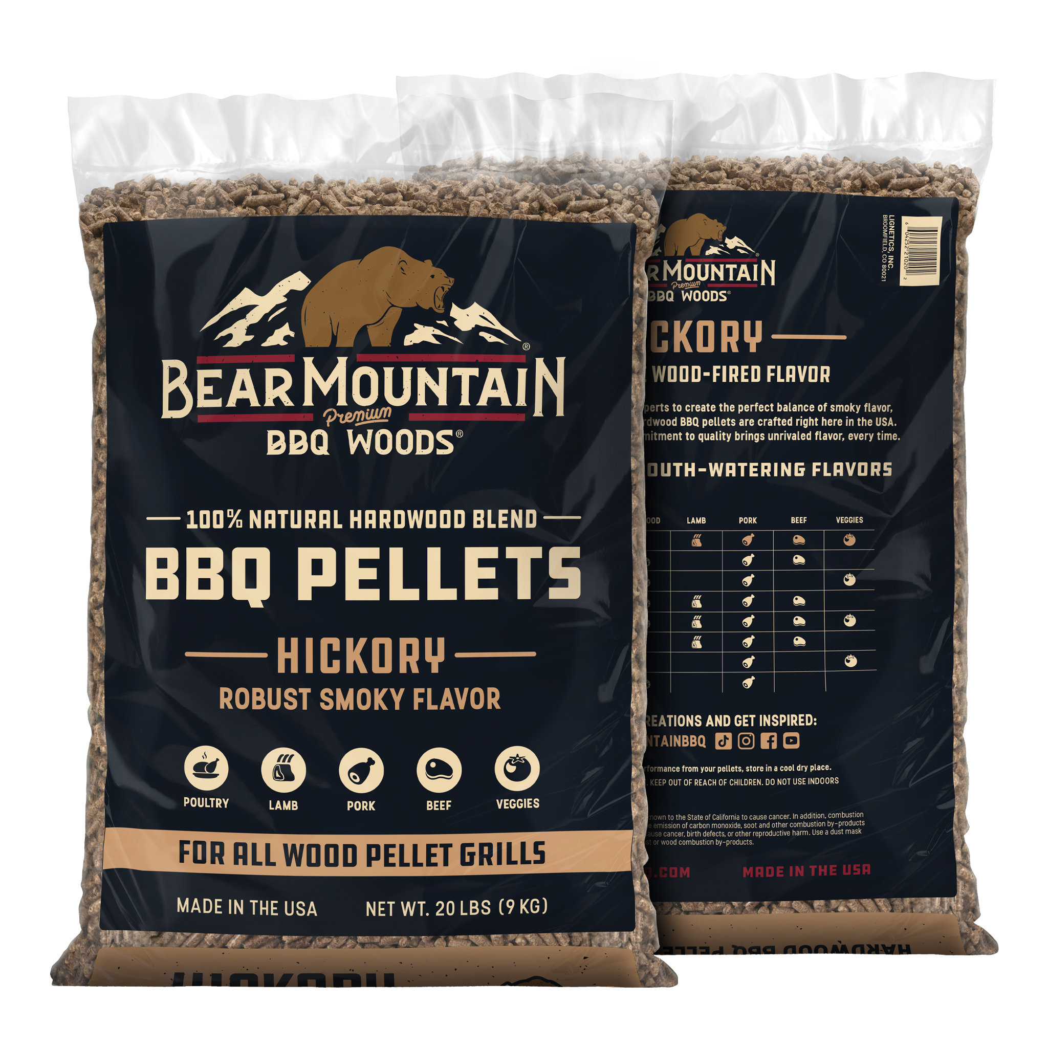 Hickory BBQ Wood Pellets
