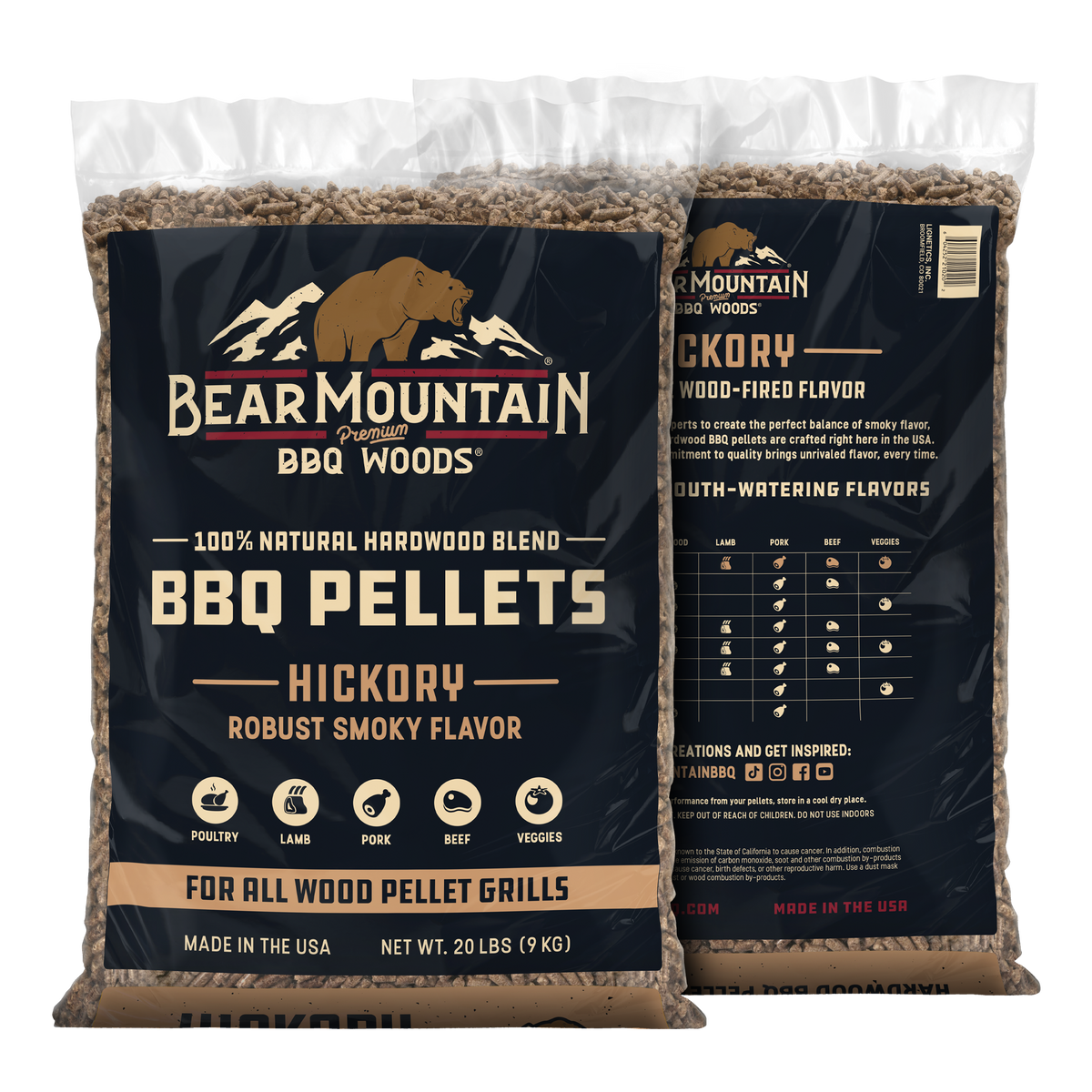 Hickory BBQ Wood Pellets