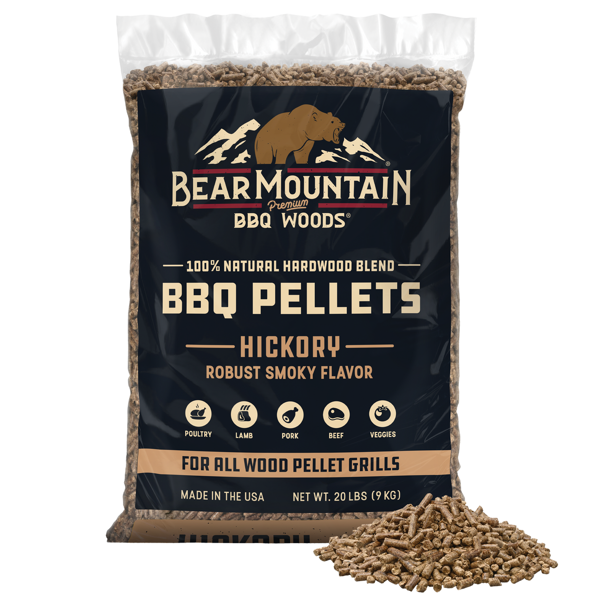 Hickory BBQ Wood Pellets