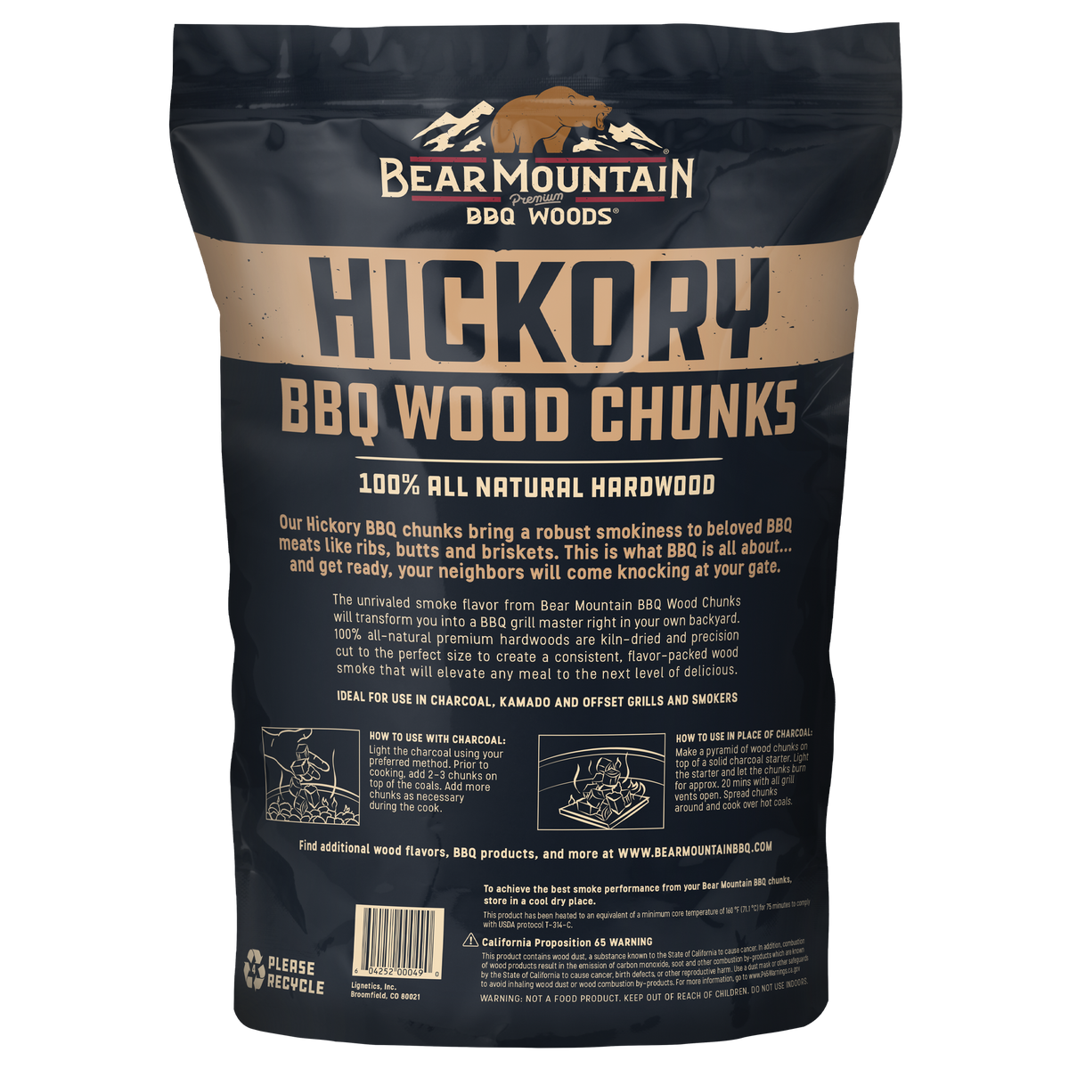 Hickory BBQ Wood Chunks