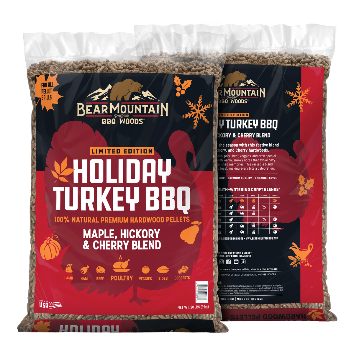 Holiday Turkey BBQ Craft Blends® Wood Pellets