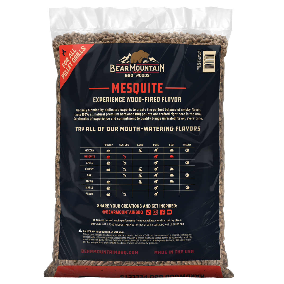 Mesquite BBQ Wood Pellets