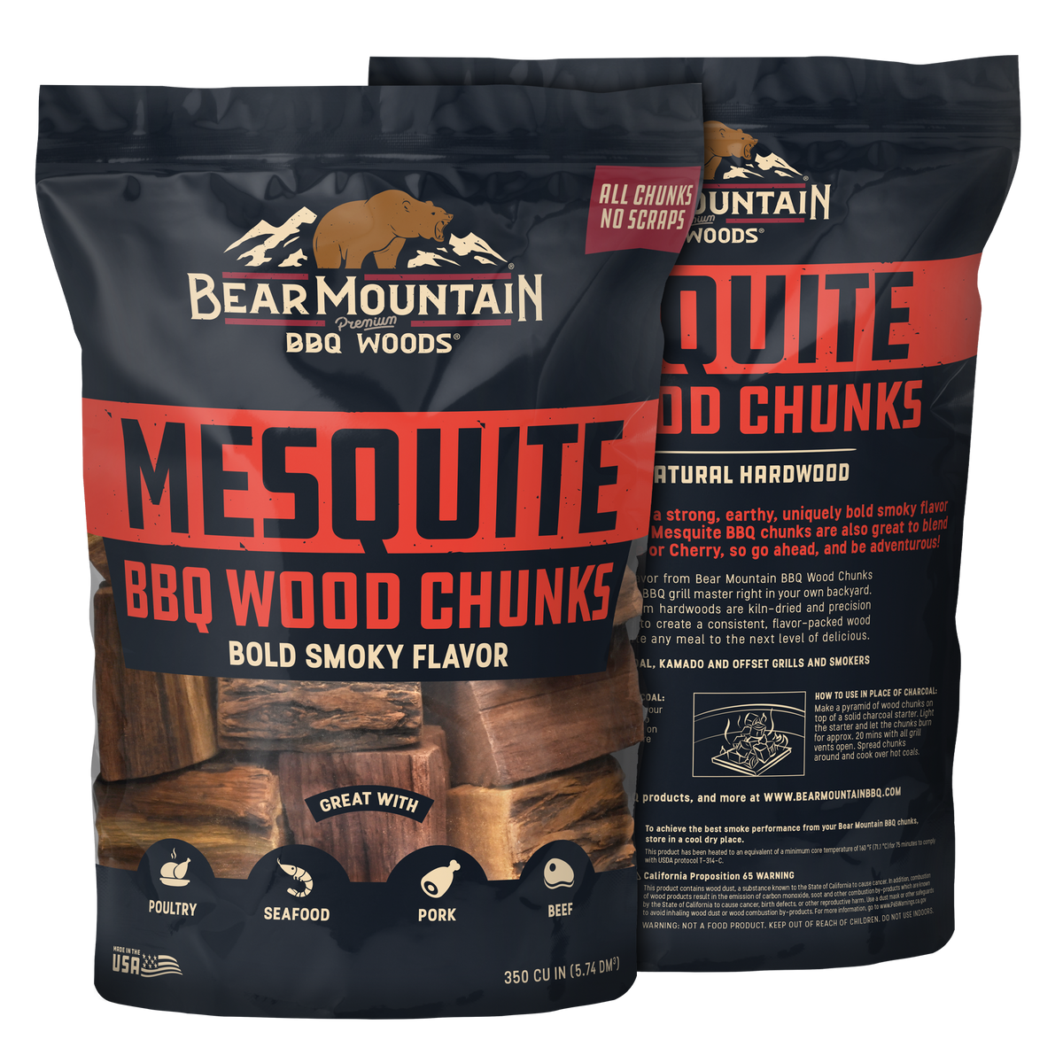 Mesquite BBQ Wood Chunks
