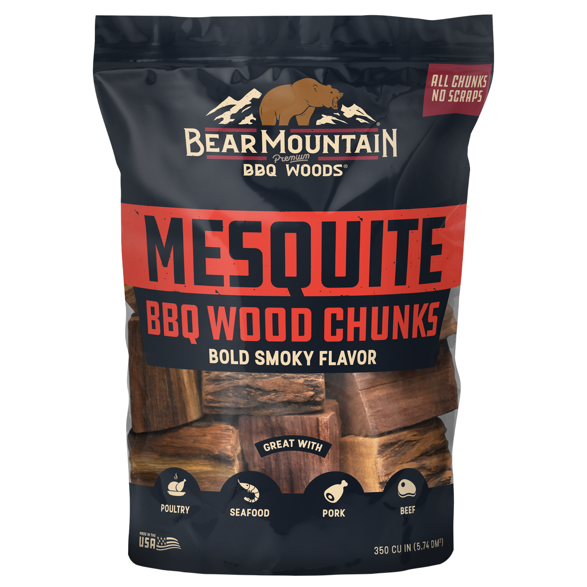Mesquite BBQ Wood Chunks