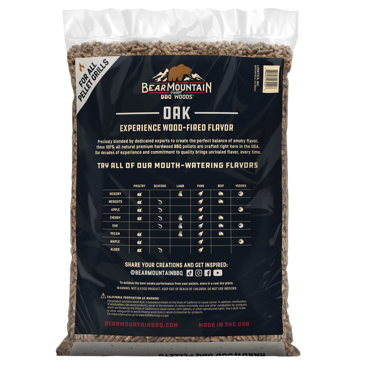 Oak BBQ Wood Pellets