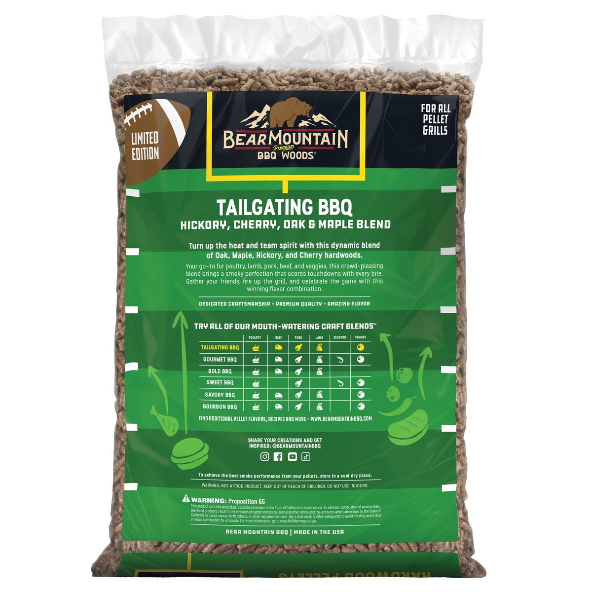 Tailgating BBQ Craft Blends® Wood Pellets