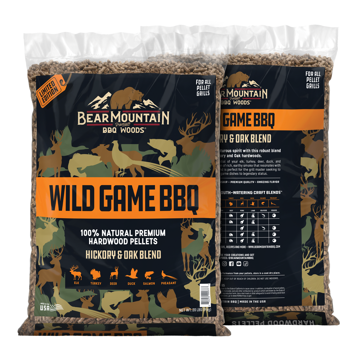 Wild Game BBQ Craft Blends® Wood Pellets
