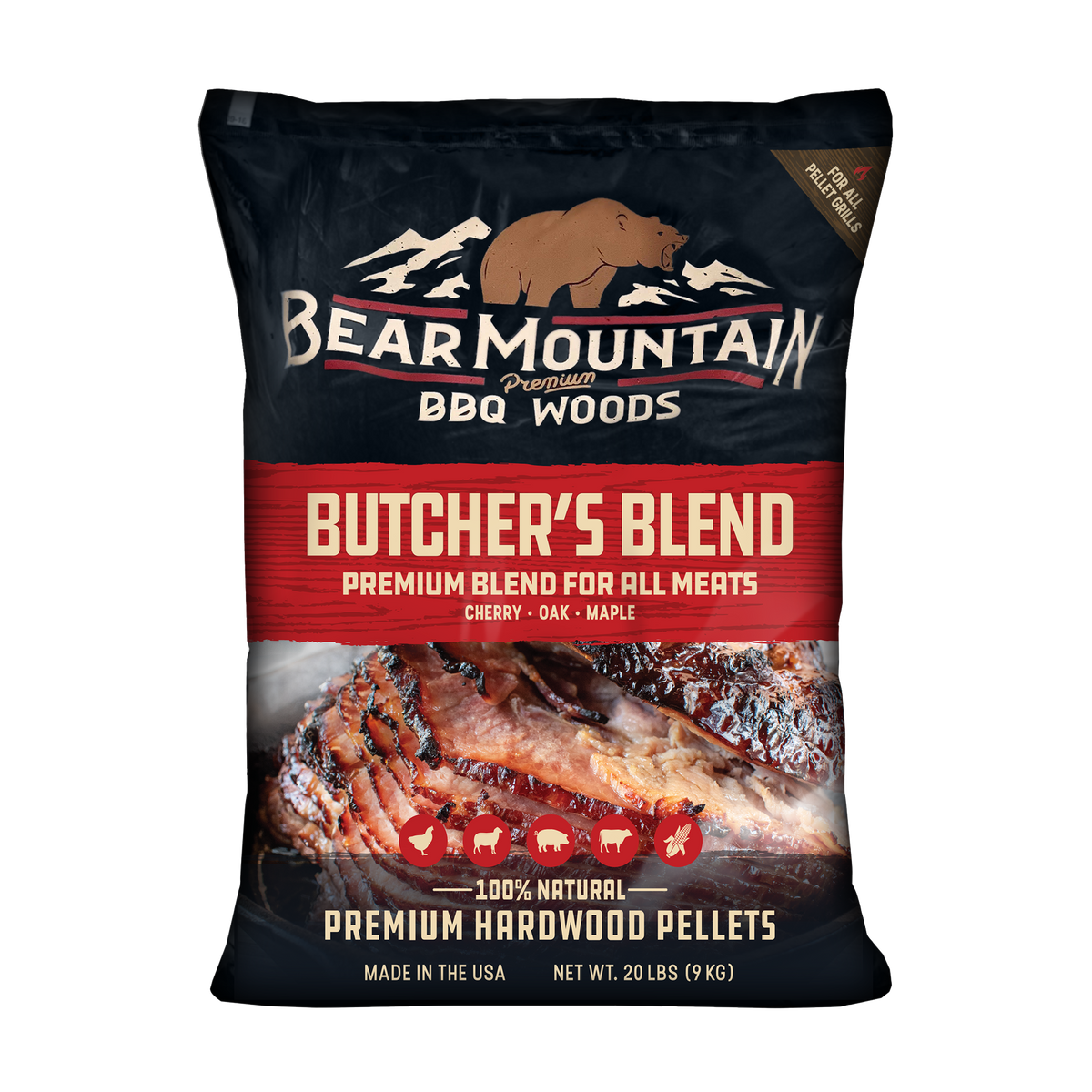 Bear Mountain Butcher's Blend BBQ Pellets Bear Mountain BBQ