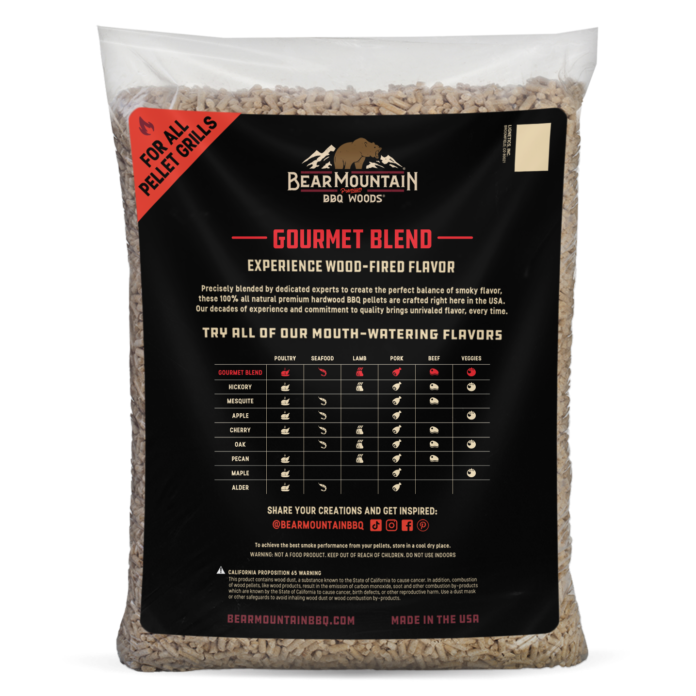 Gourmet BBQ Wood Pellets
