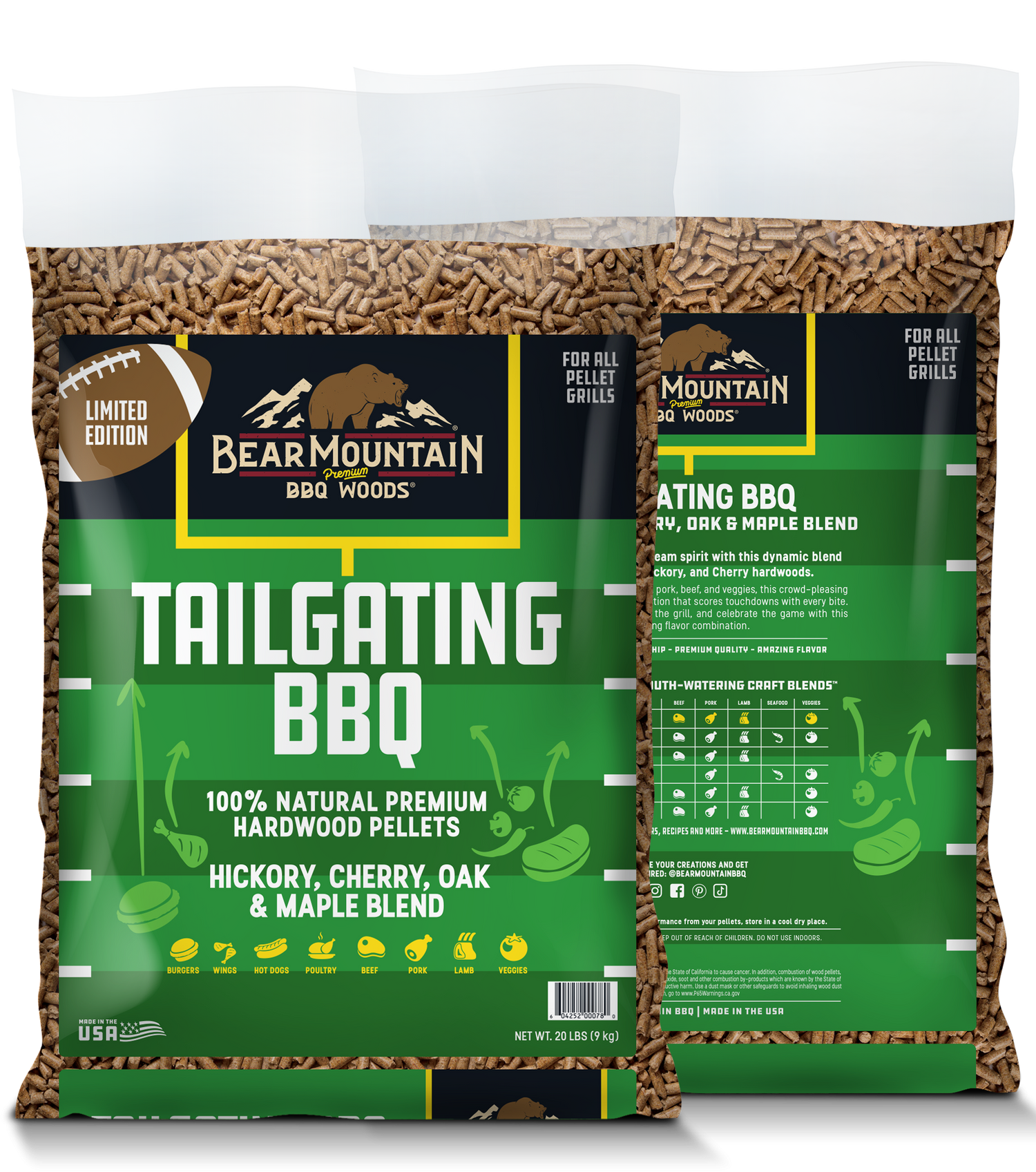 BBQ Craft Blend Pellets - Tailgating BBQ