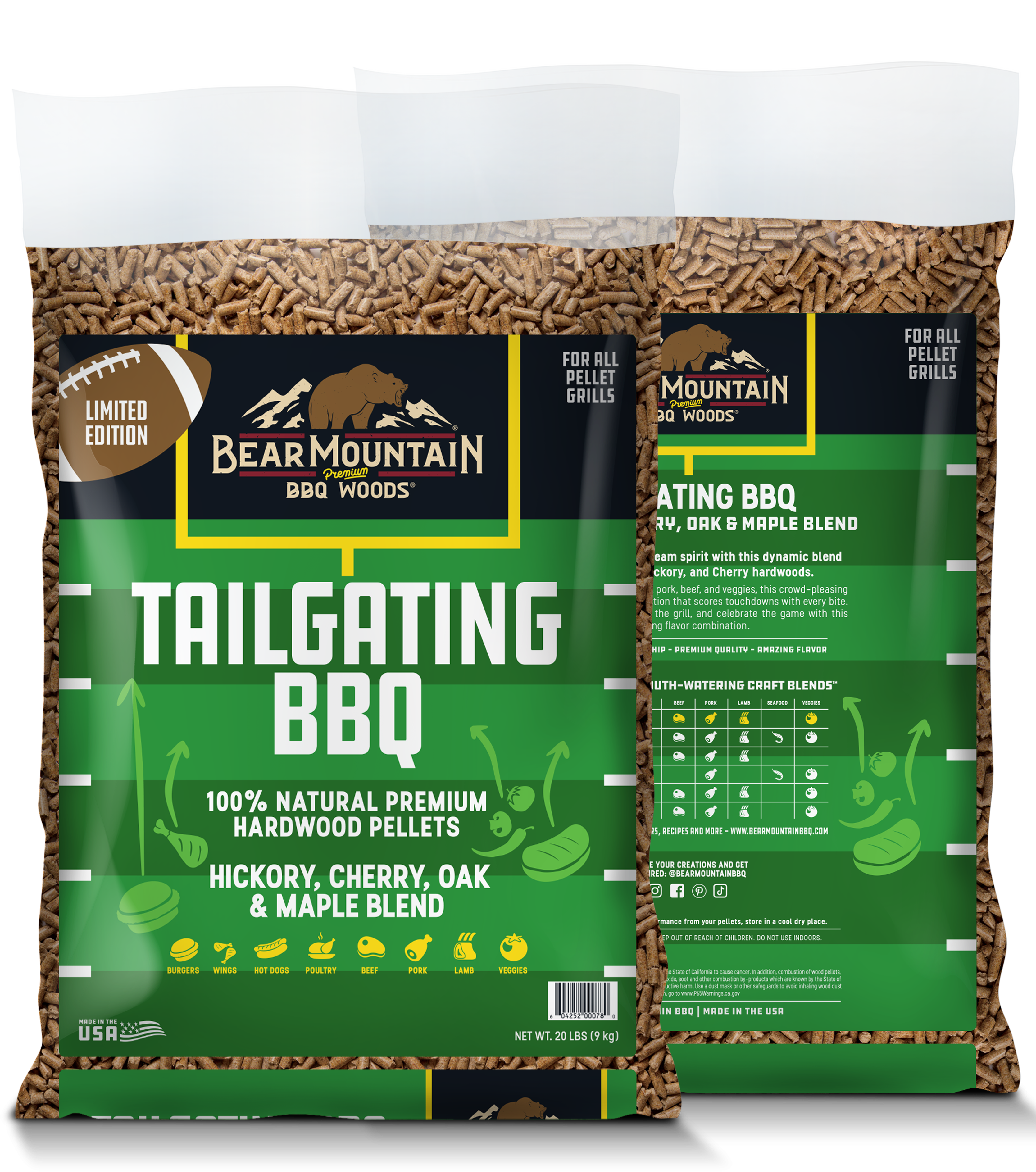 BBQ Craft Blend Pellets - Tailgating BBQ