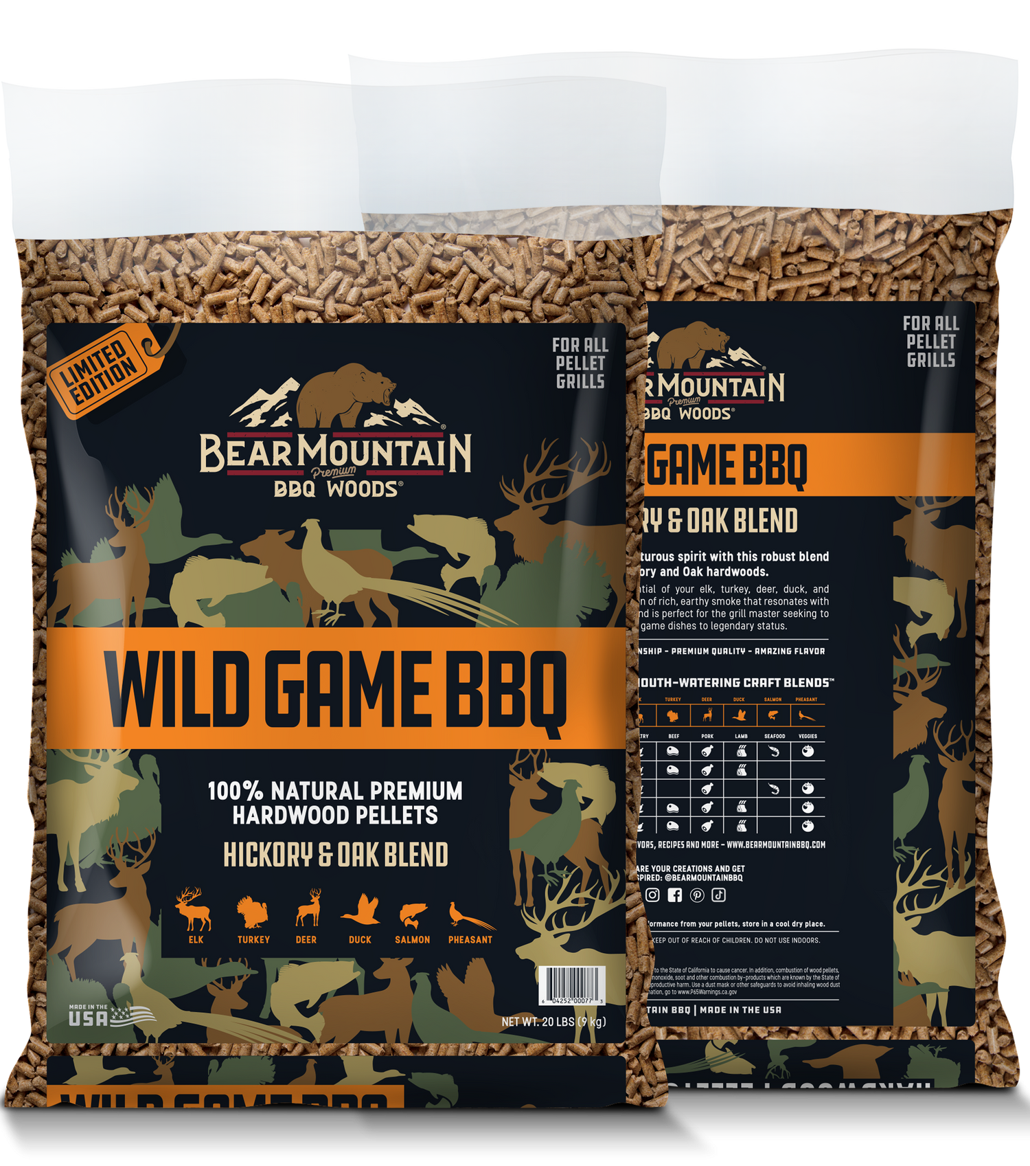 BBQ Craft Blend Pellets - Wild Game BBQ