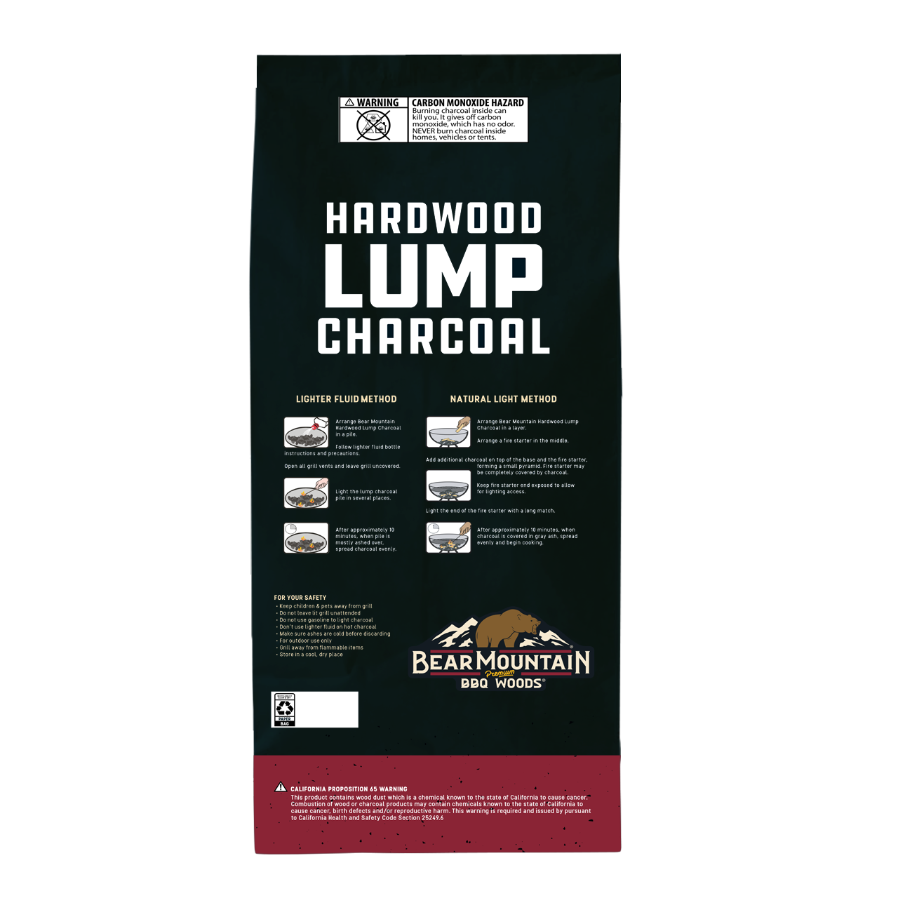 BBQ Lump Charcoal - 8.8 LB
