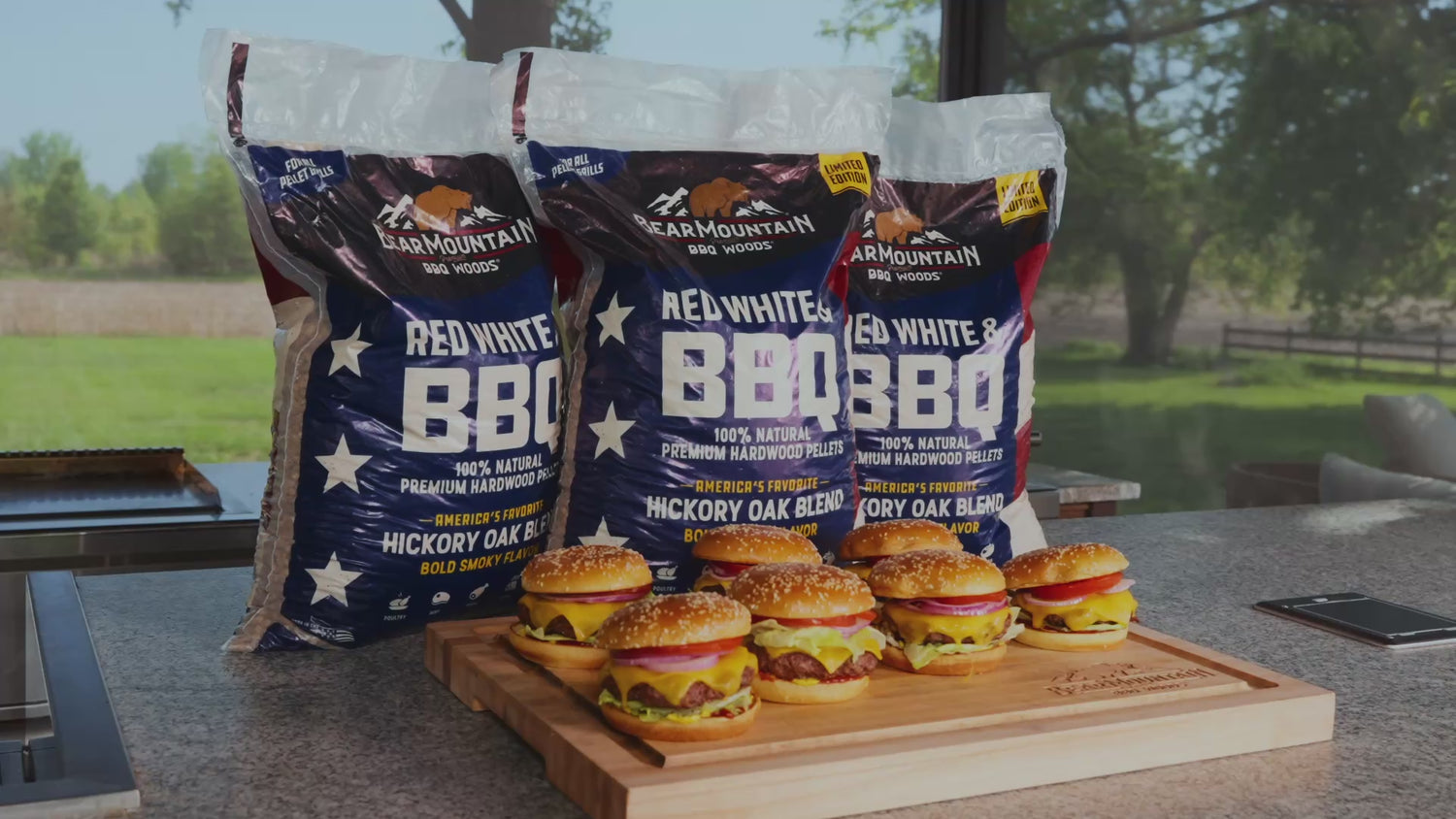 Red White & BBQ Craft Blends® Wood Pellets – Bear Mountain BBQ