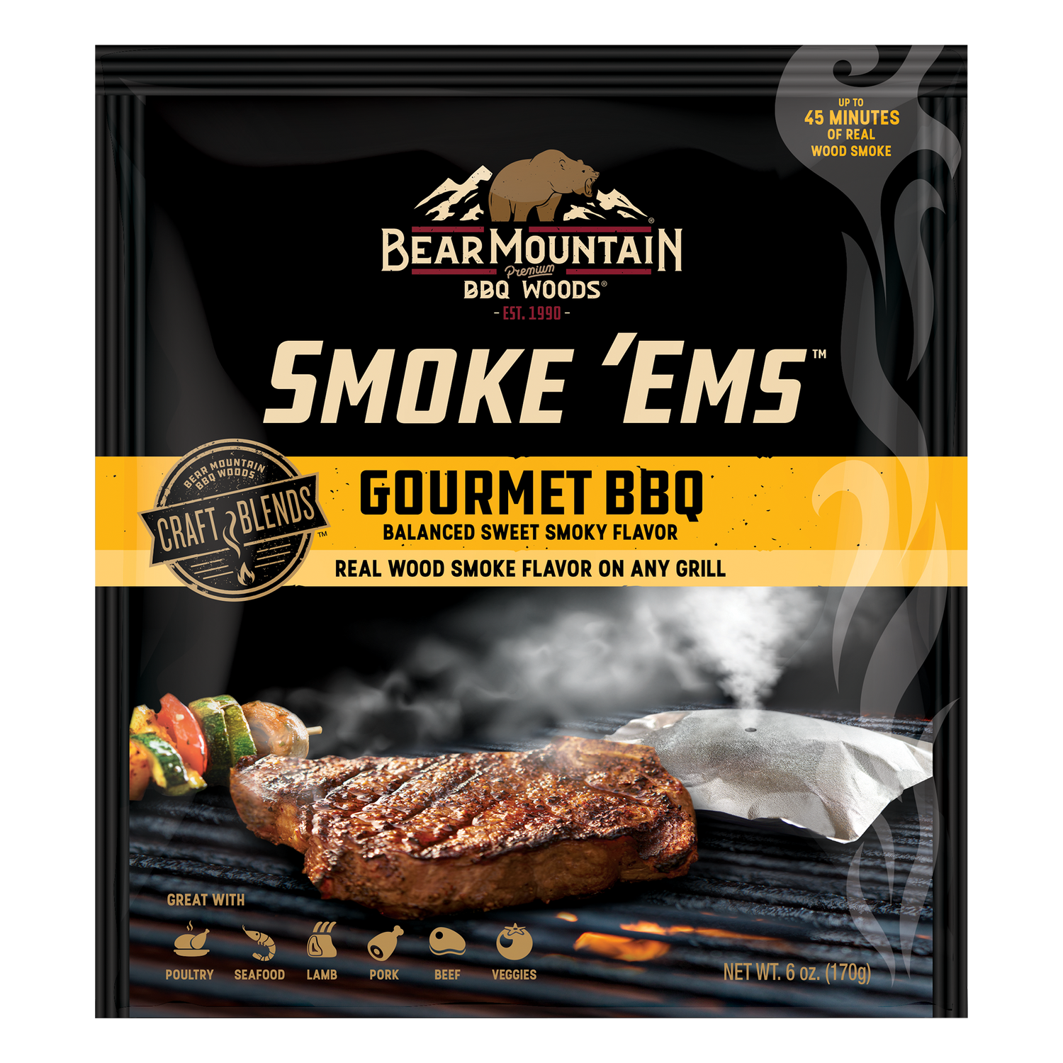 Gourmet BBQ Smoke 'Ems™ 4-Pack