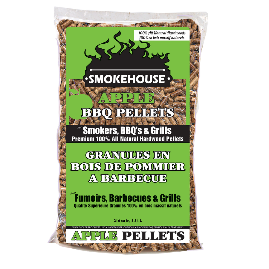 Smokehouse Apple BBQ Wood Pellets Premium wood fire flavor. Bear
