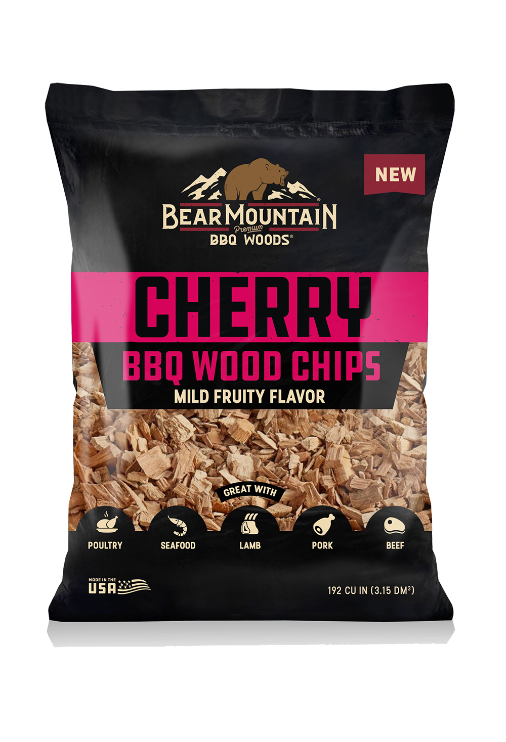 Cherry BBQ Wood Chips – Bear Mountain BBQ - Main Image