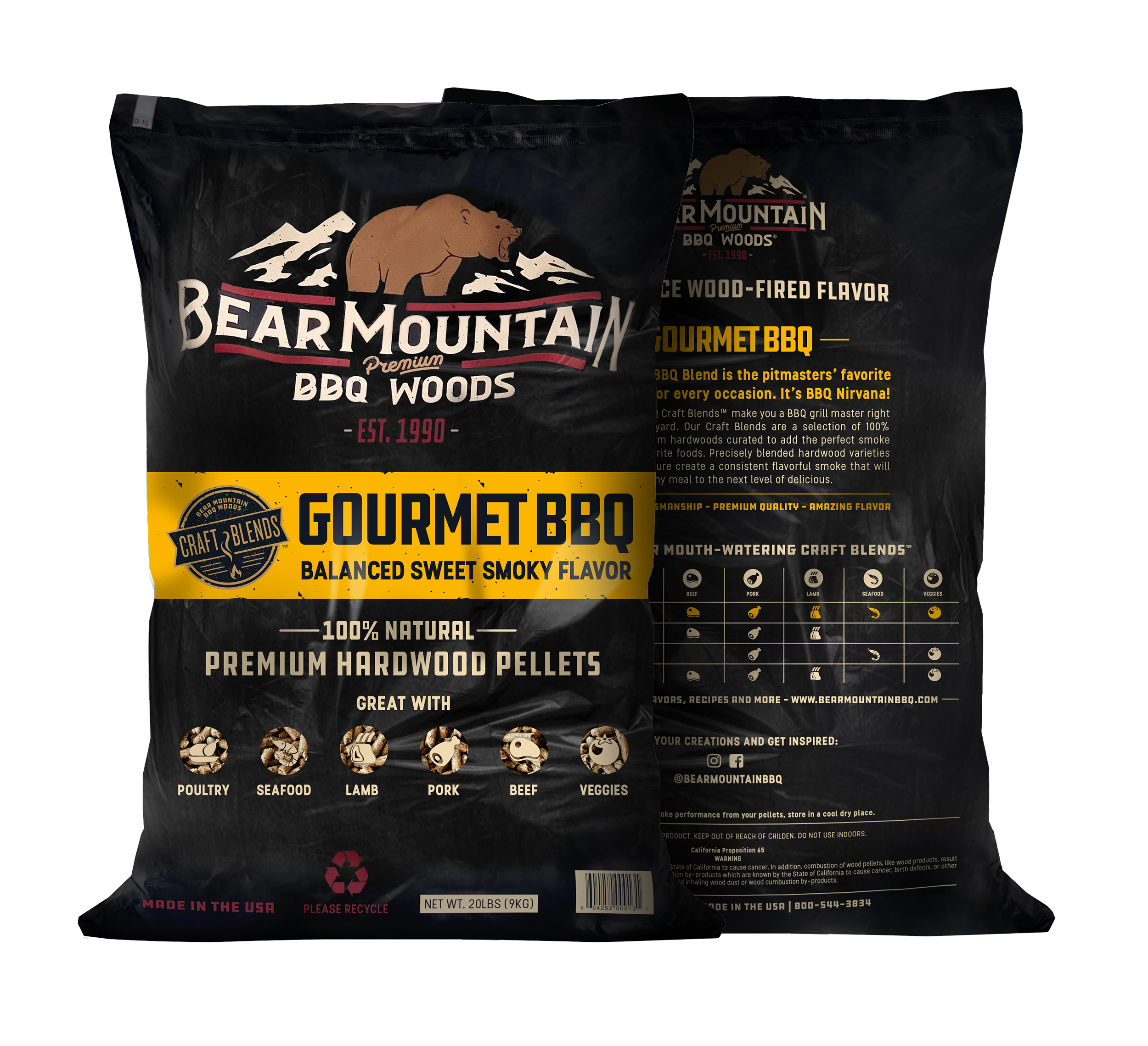 Gourmet BBQ Craft Blends™ Wood Pellets