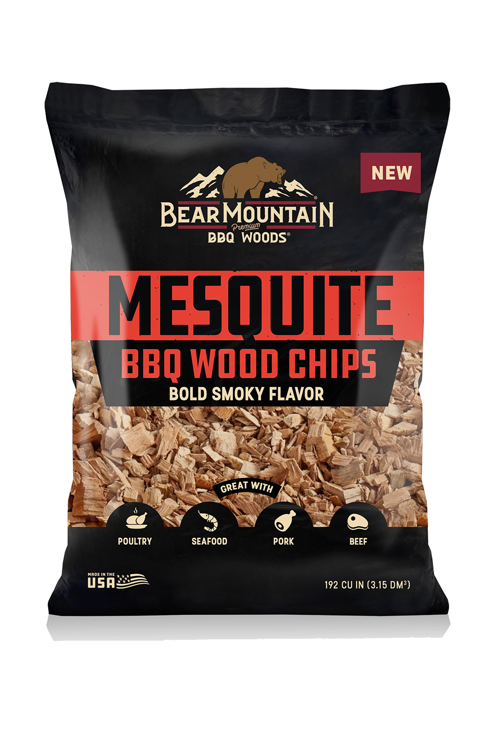Mesquite BBQ Wood Chips Bear Mountain BBQ