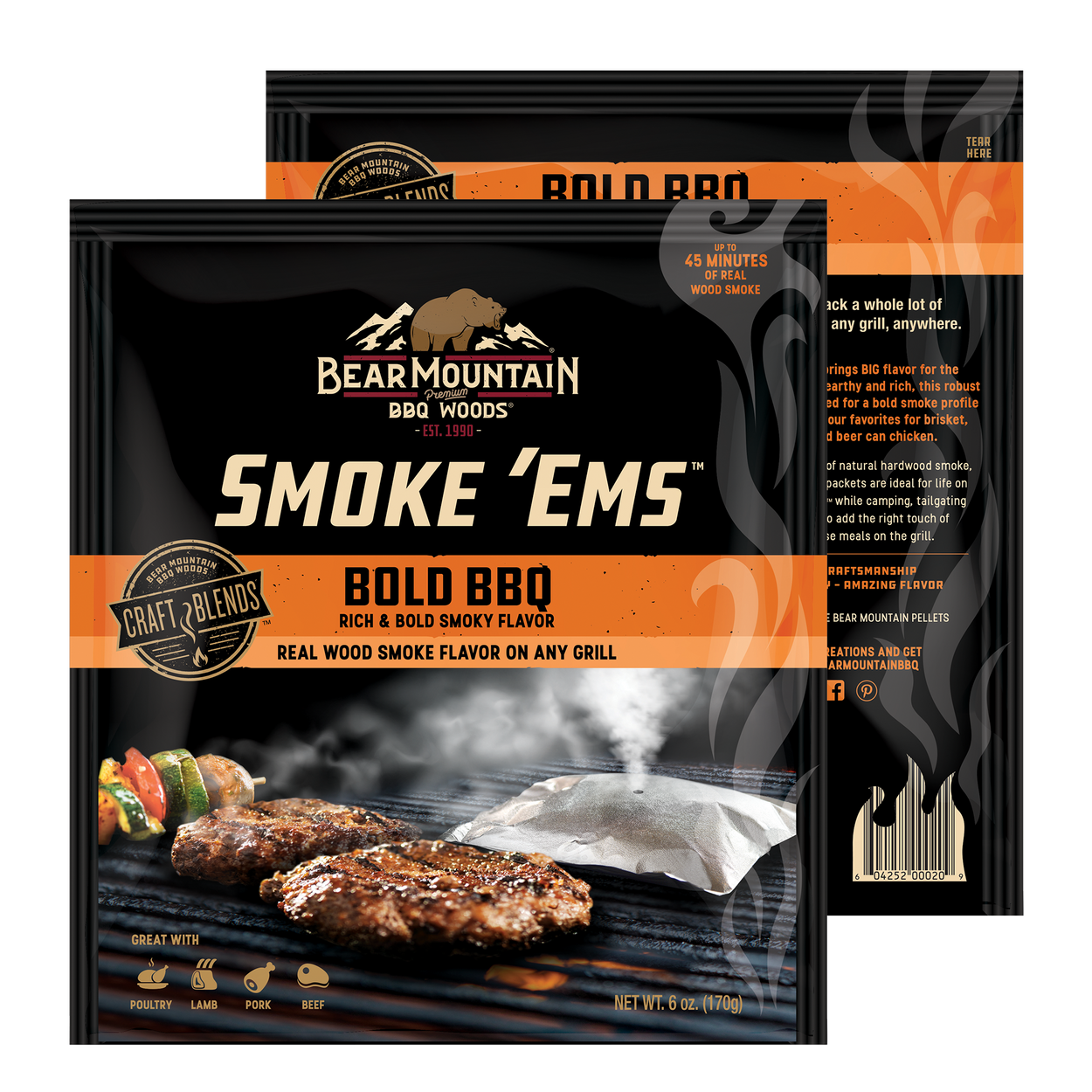 Bold BBQ Smoke 'Ems™ 4-Pack