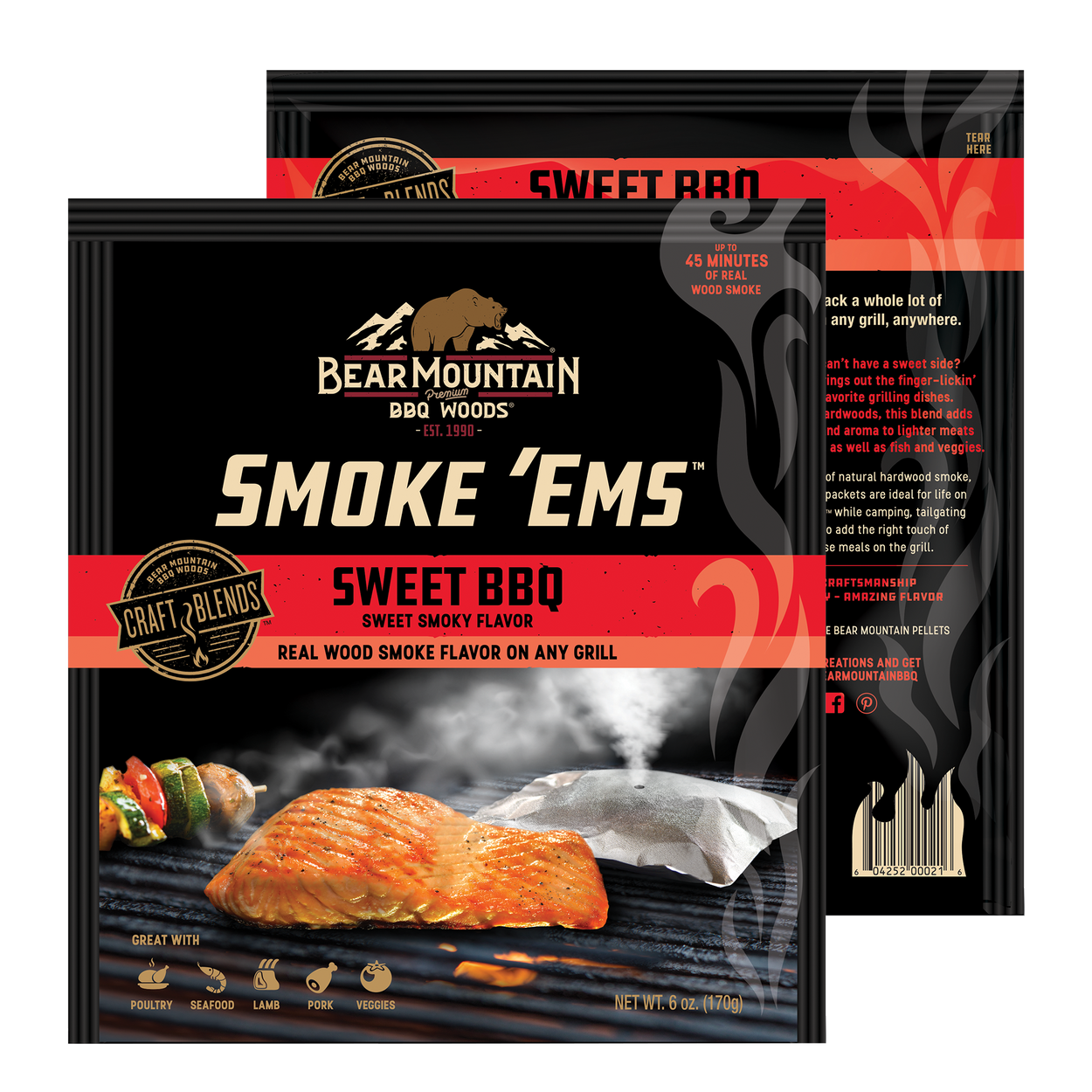 Sweet BBQ Smoke 'Ems™ 4-Pack