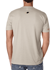 Bear Mountain BBQ Tan T-Shirt - Back